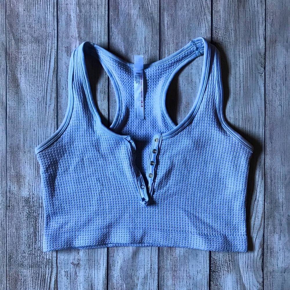 UO Waffle Knit Seamless Top